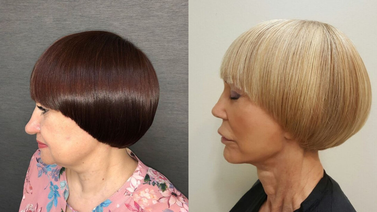 Паж с объёмной макушкой