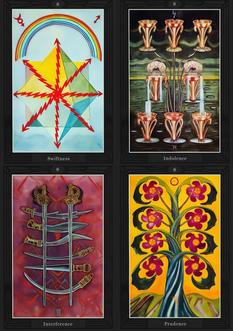 Восьмерки «Таро Тота»