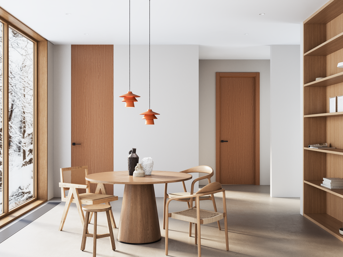 Коллекции Skyline и Original в отделке шпон Вишня