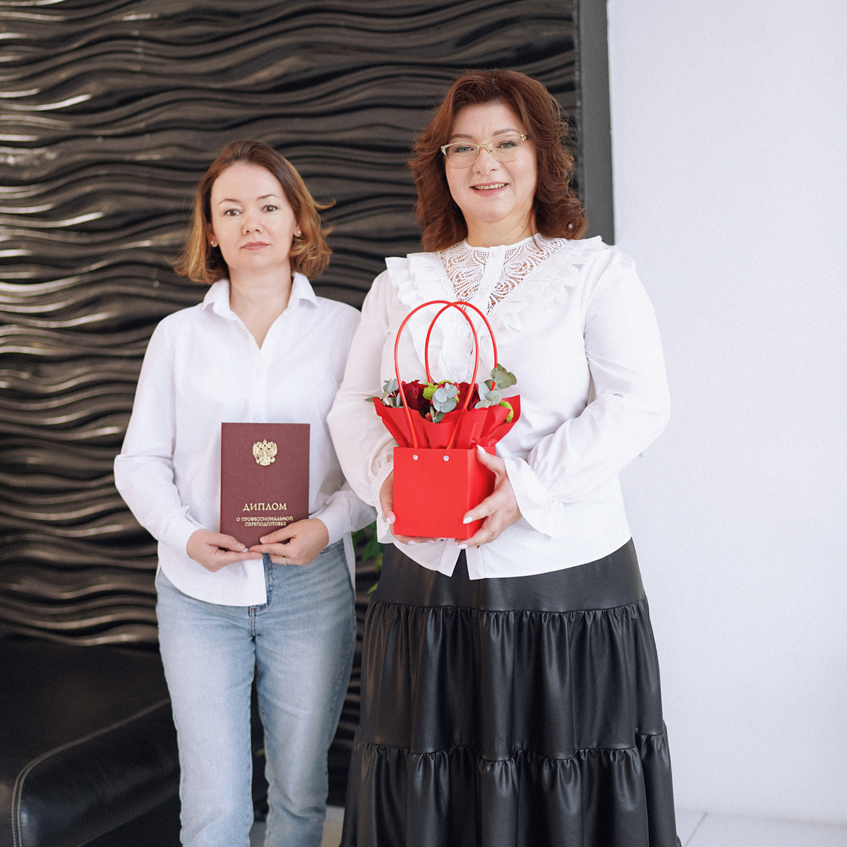 Марина Володина с выпускницей