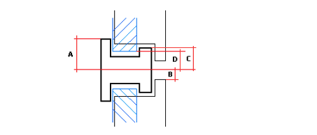 Ввод вычитаемых размеров профилей