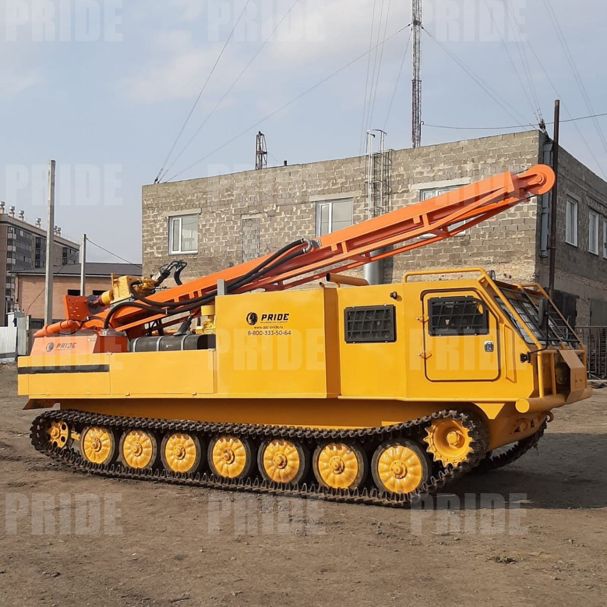 Гидравлическая буровая установка УРБ 2А2 на шасси МТЛБ 