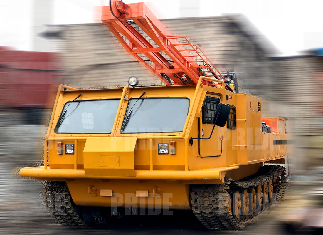 Гидравлическая буровая установка УРБ 2А2 на шасси МТЛБ 