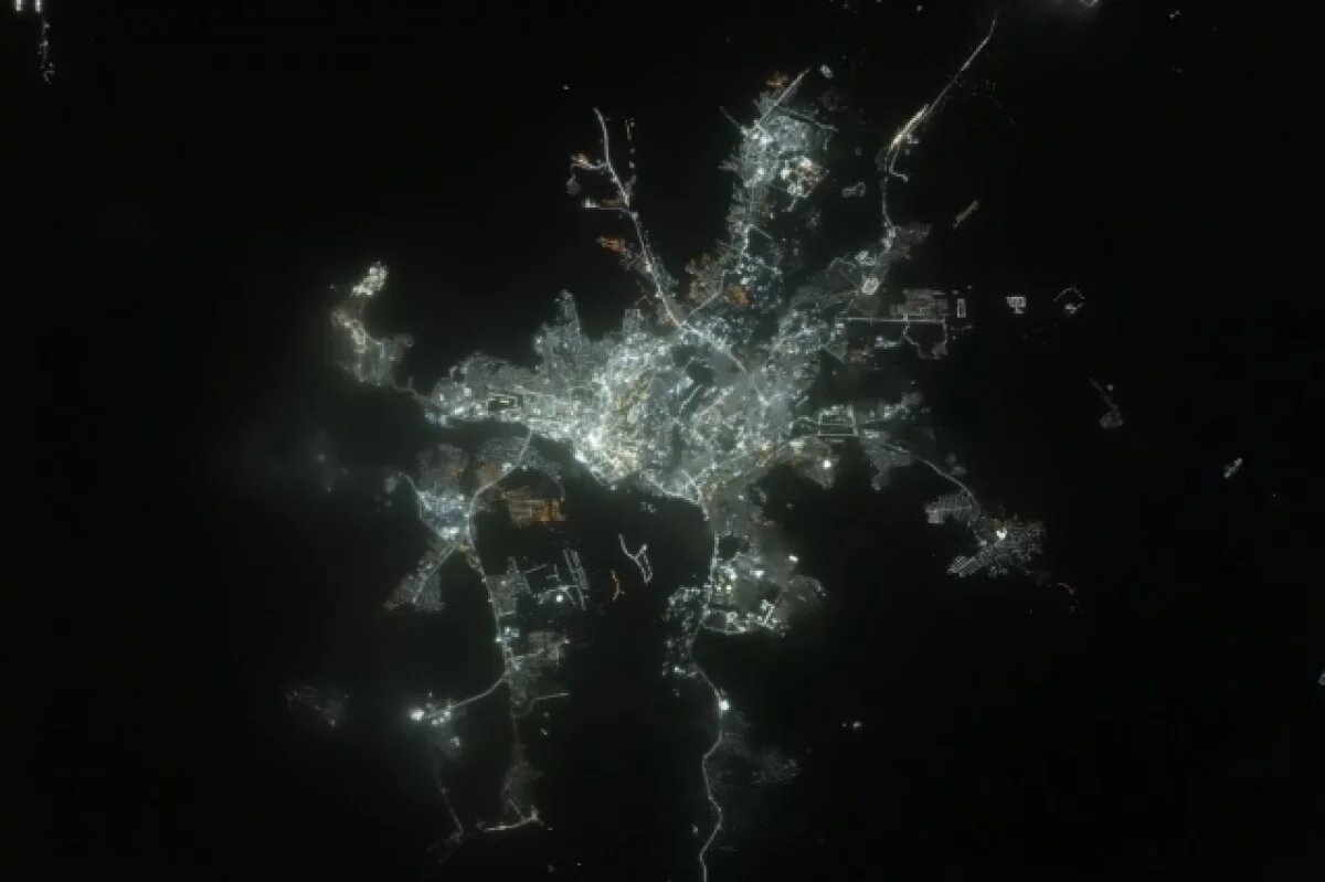    Космонавт сфотографировал столицу Бурятии