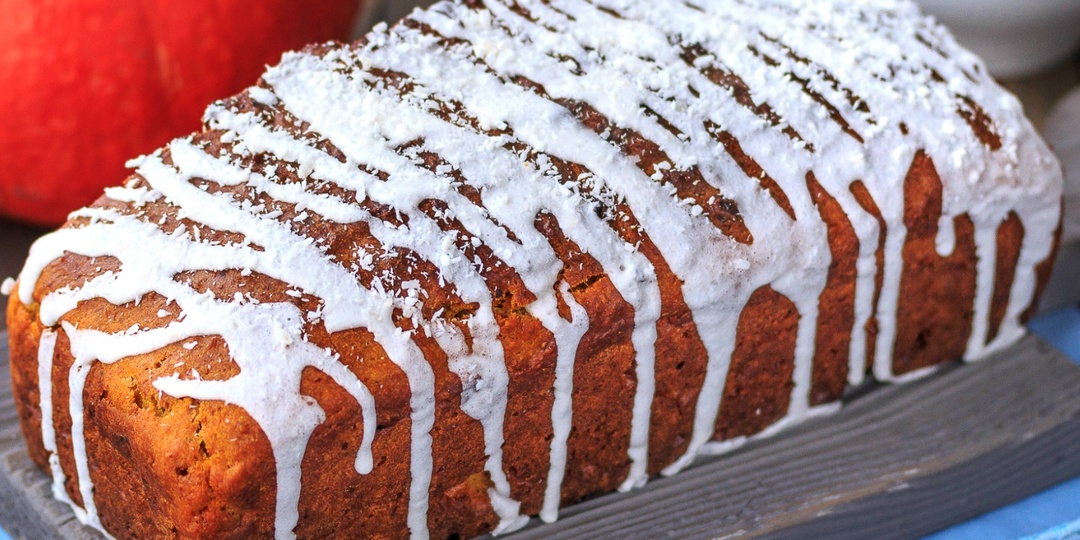 Печём тыквенный творожный кекс для семейного чаепития