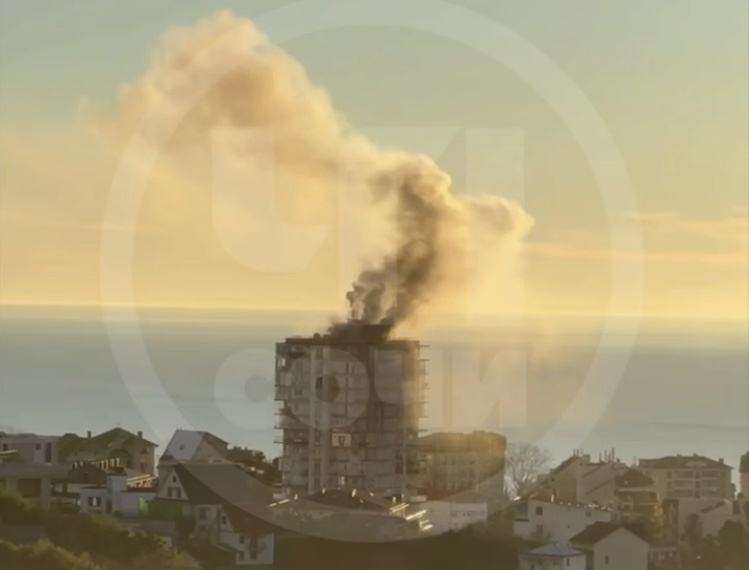   Фото: тг-канал «ЧП Сочи» (скрин из видео)