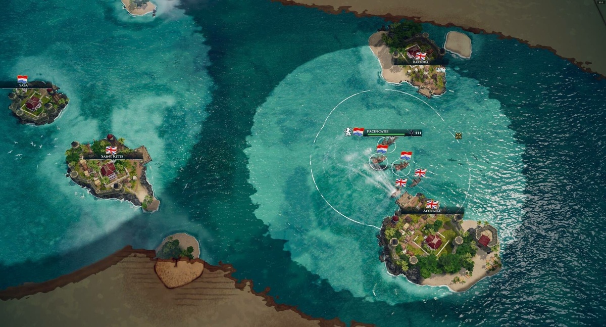 В Corsairs — Battle of the Caribbean игроки смогут использовать различные боеприпасы и управлять несколькими типами солдат