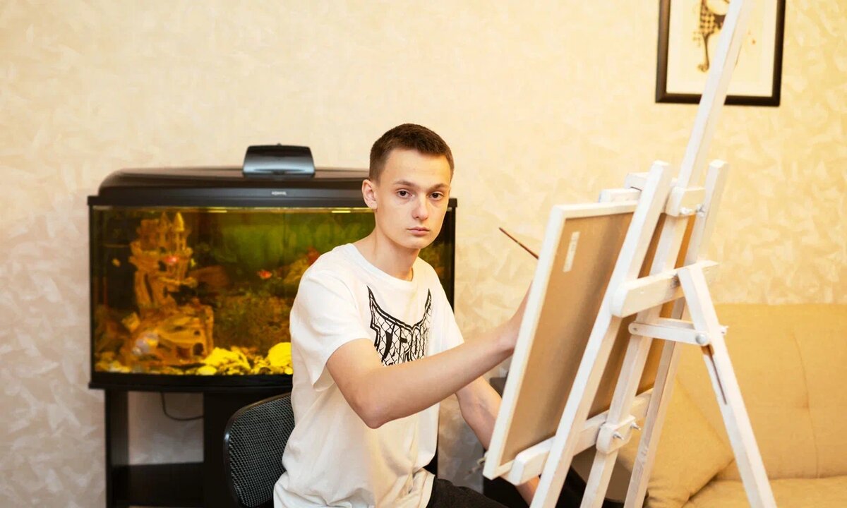 Костя Елизаров, подопечный фонда «Алёша»