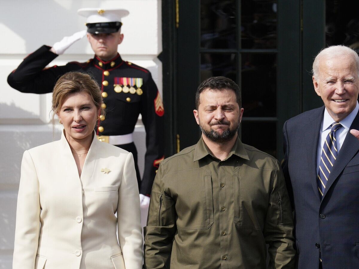    Прибытие Зеленского в Белый дом© РИА Новости . Стрингер