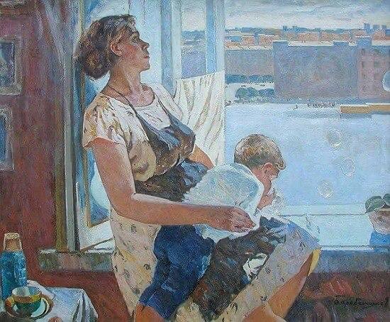 Глеб Барабанщиков. «У окна». 1959