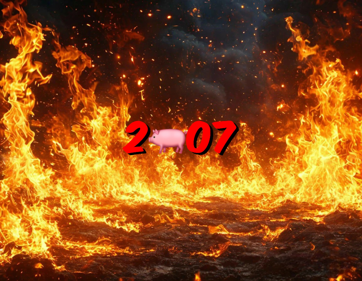 2007 год в восточном календаре и китайском гороскопе: Огненная Свинья