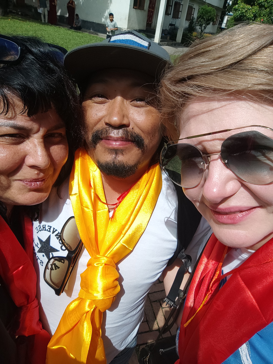 Восхождение на Манаслу 8163 с командой Макалу Экстрим. Я, Пасанг Лама и Наташа. Друзья, напарники, партнеры. Пол жизни вместе