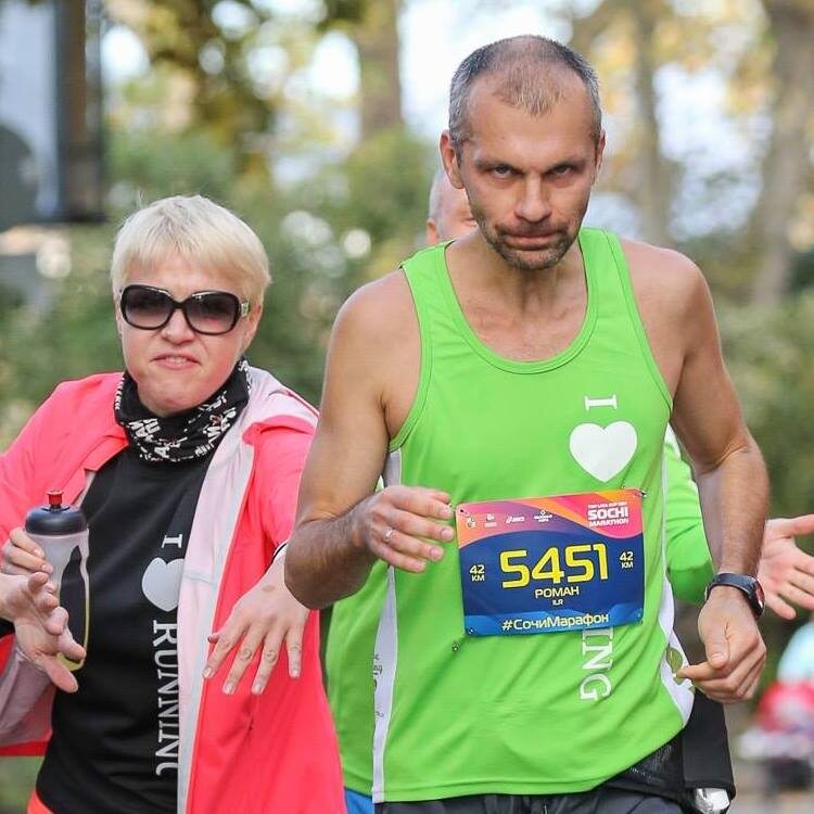 Марафон в Сочи 2017 года. Я люблю бег. 