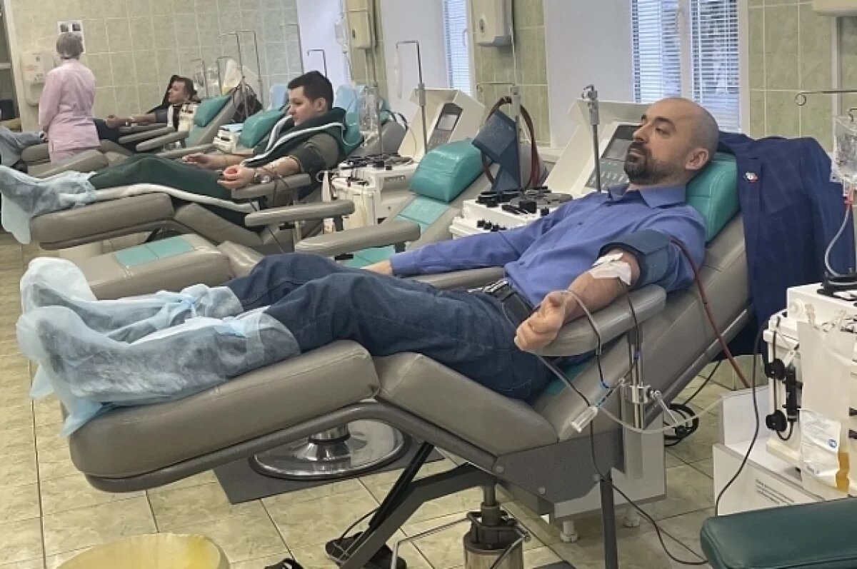   В Тульской области 184 человека за два дня сдали кровь