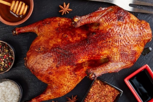    Рецепт маринада из меда, горчицы и соевого соуса для утки в духовке