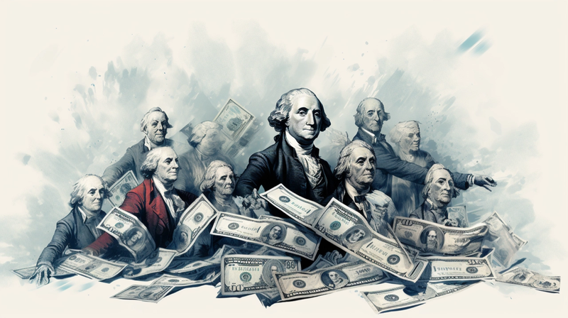 Бумажные доллары появились лишь по окончании Гражданской войны 1861 года