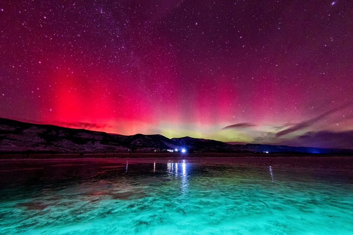 Северное сияние 2025 Фотограф Алексей Закиров https://vk.com/baikal360vk