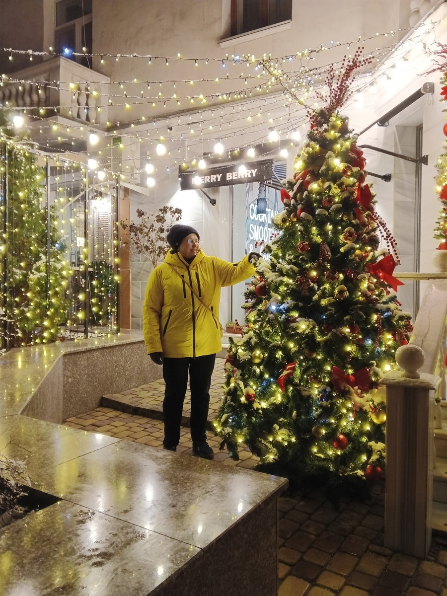 С Новым годом! Евгения Блинчик. Фото Галины Малышевой.