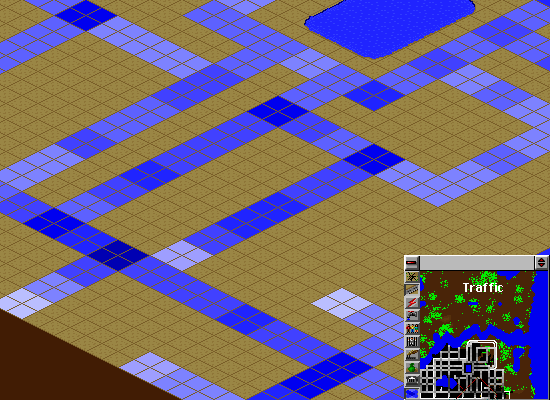 Чем темнее цвет, тем плотнее движение