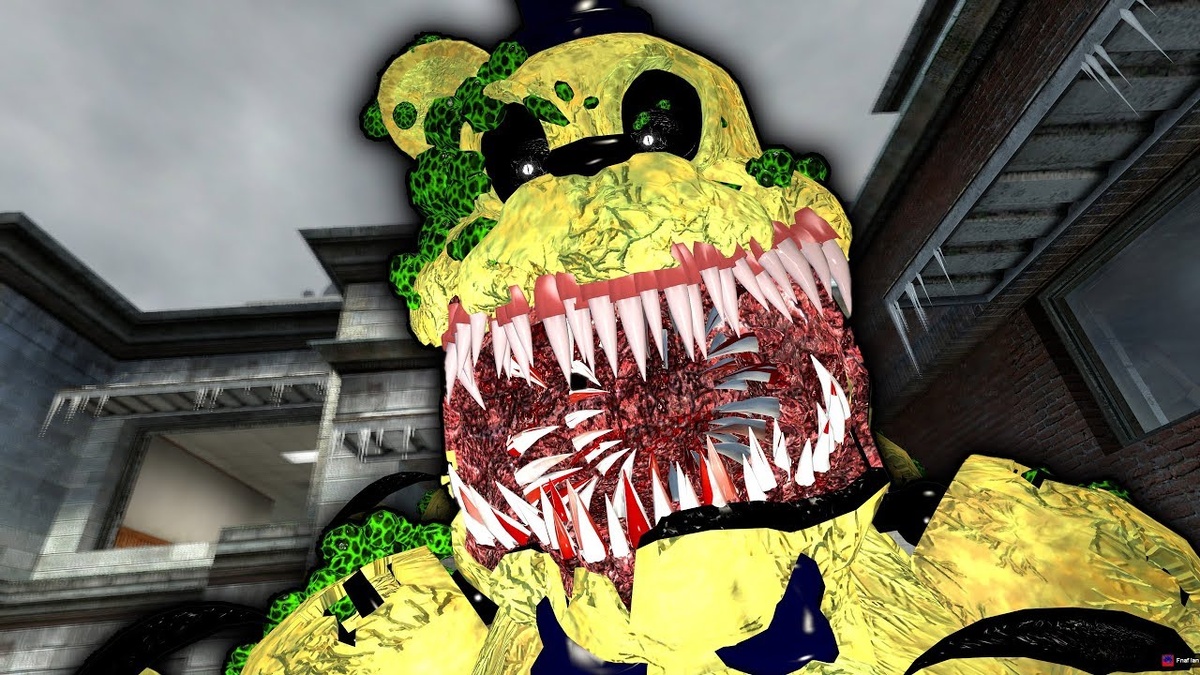 Золотой искаженный Фредди.