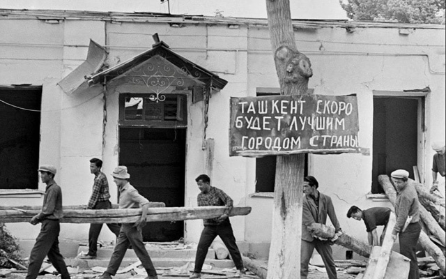 Последствия землетрясения в Ташкенте