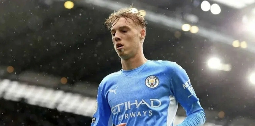 Палмер в футболке «Манчестер Сити»