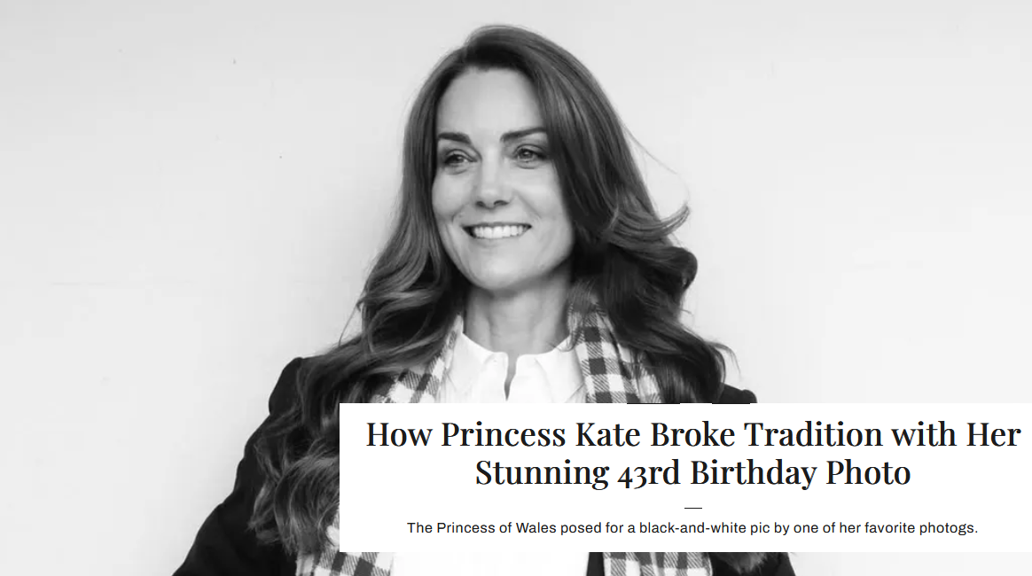 Кейт Миддлтон, портрет на 43 года