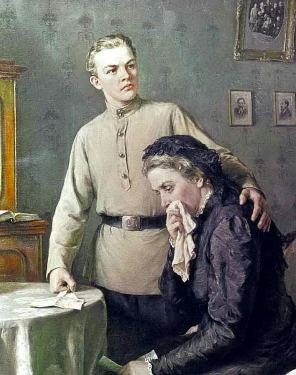 Картина П.П.Белоусова "Мы пойдём другим путём". Источник: Яндекс картинки