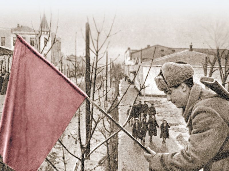 Флаг победы над Моздоком. 3 января 1943 г.