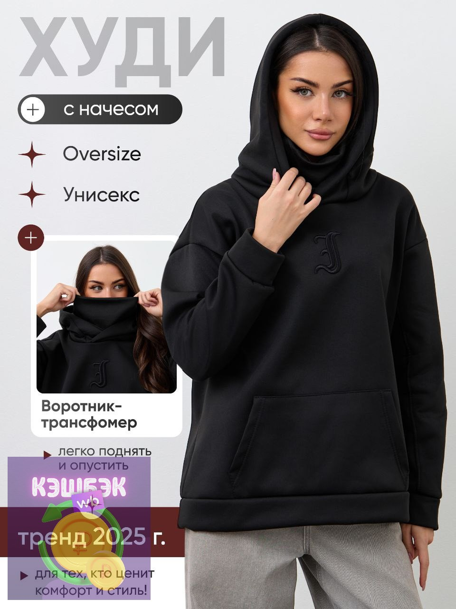 🔔Худи унисекс и оверсайз С НАЧЁСОМ, воротником и капюшоном

Цена на  WB - 4029 ₽ 🛍
Цена для Вас - 2700 ₽✅
Кэшбэк - 33%🔥 