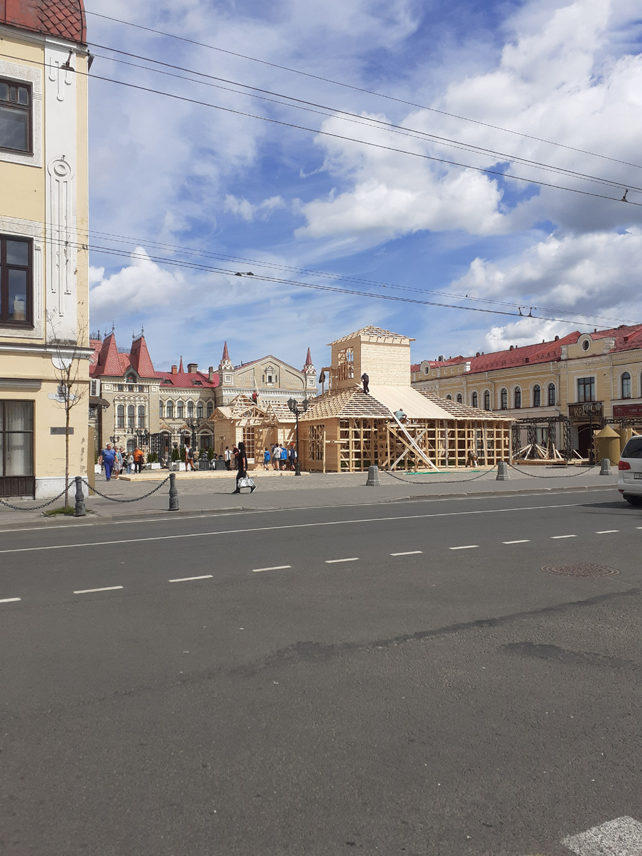 Декорации для съемок Нижегородской ярмарки