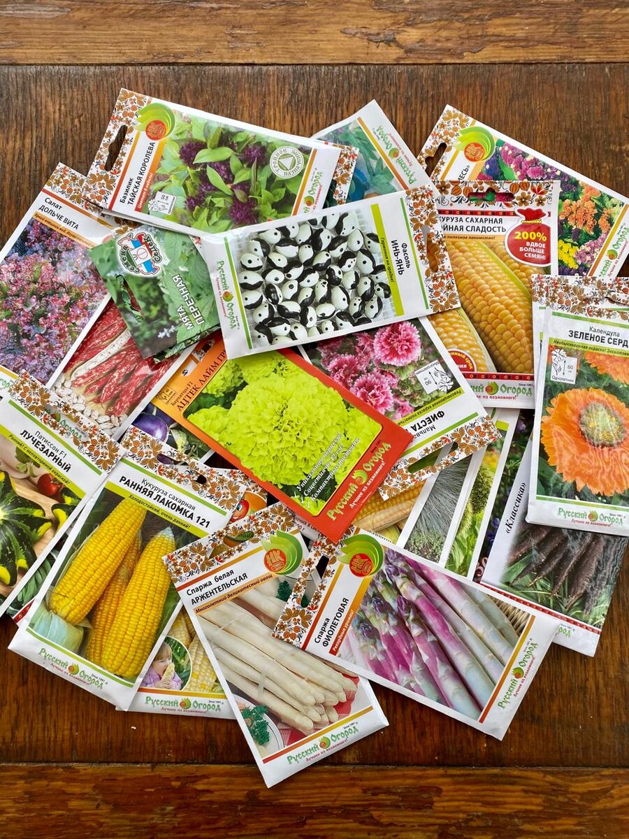 Прошлогодние покупочки. Фасоль Инь и Ян оказалась и вправду с таким рисунком)