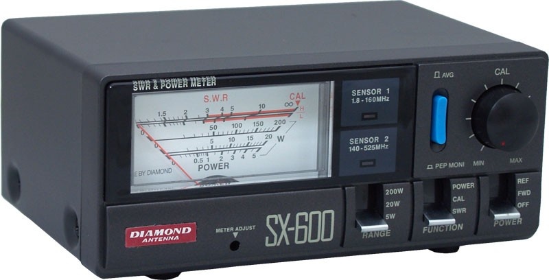 Измеритель мощности и КСВ Diamond SX600. ant-depot.ru