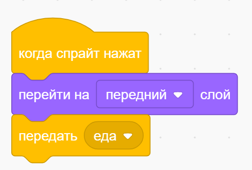 Программируем спрайт "Taco"