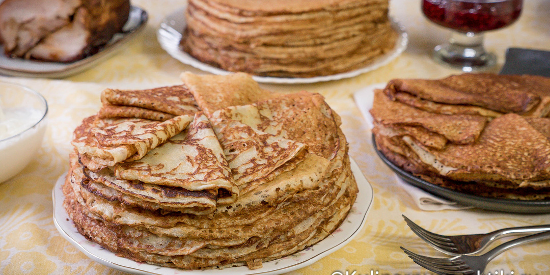 Любимые рецепты русских блинов: "Заварные блинцы", "Красные" и "Царские"