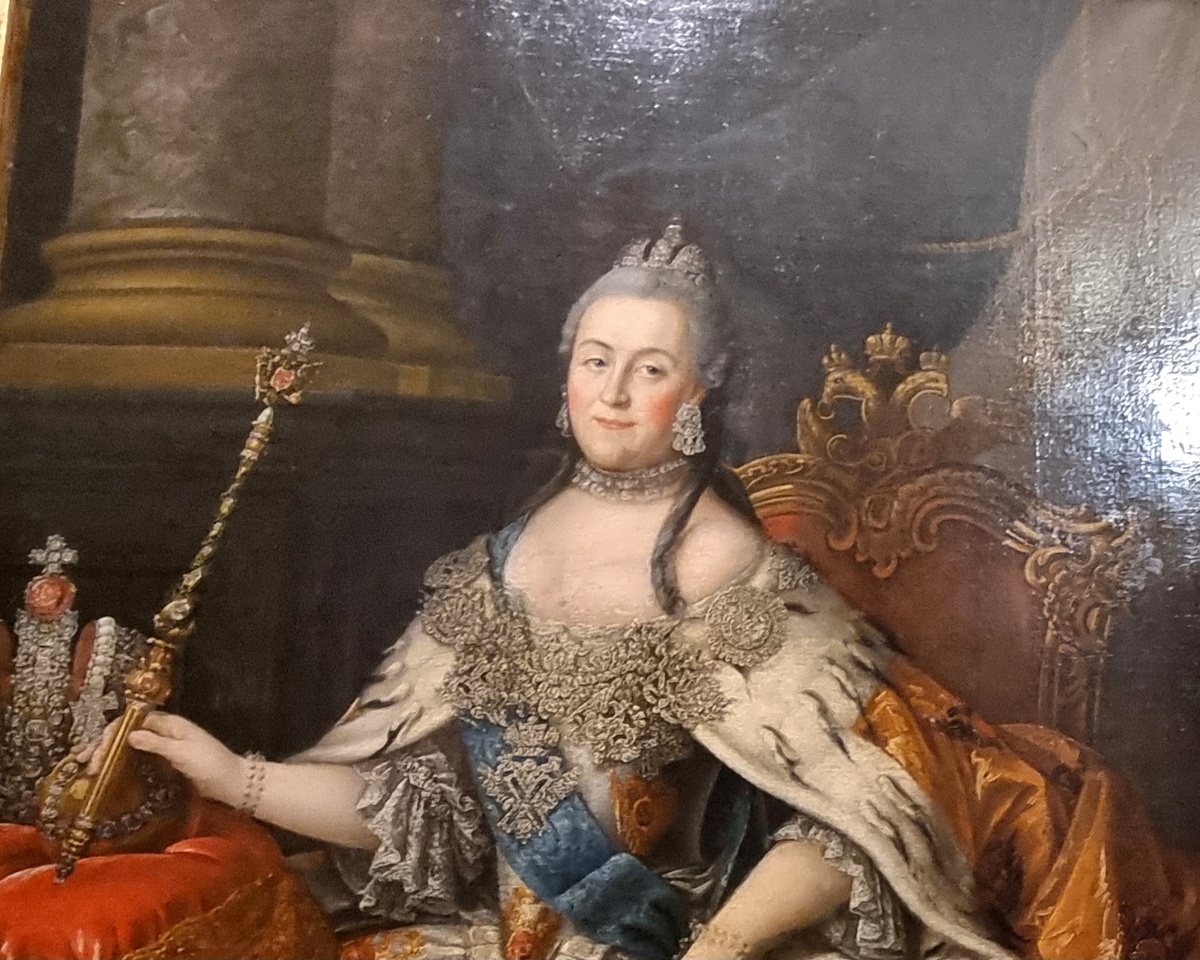 Екатерина Великая. Портрет. Фото автора статьи.
