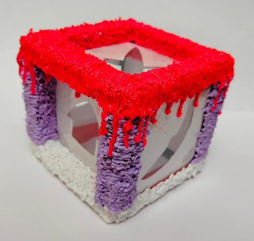 Оформление ночника 3D ручкой