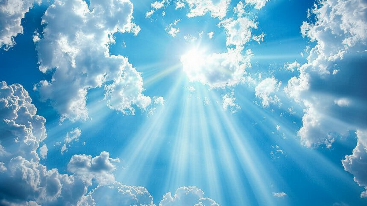 Голубой цвет неба