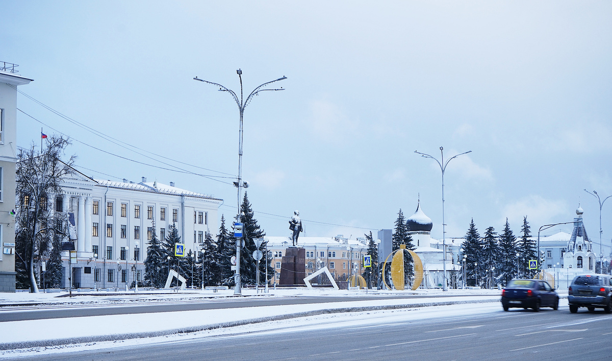 Пл. Ленина в г. Псков, фото автора