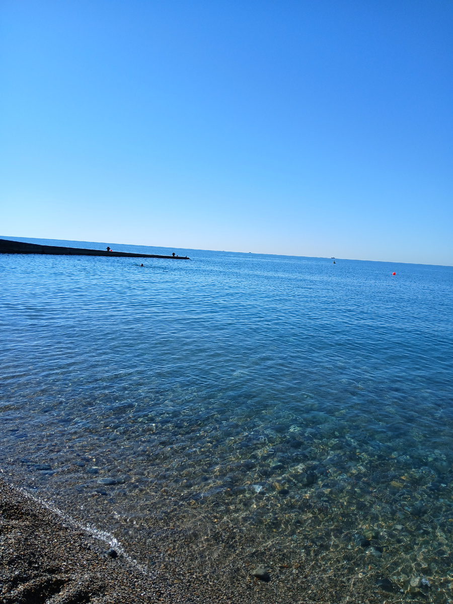 Сочи. Море в начале октября  2024г. Фото автора