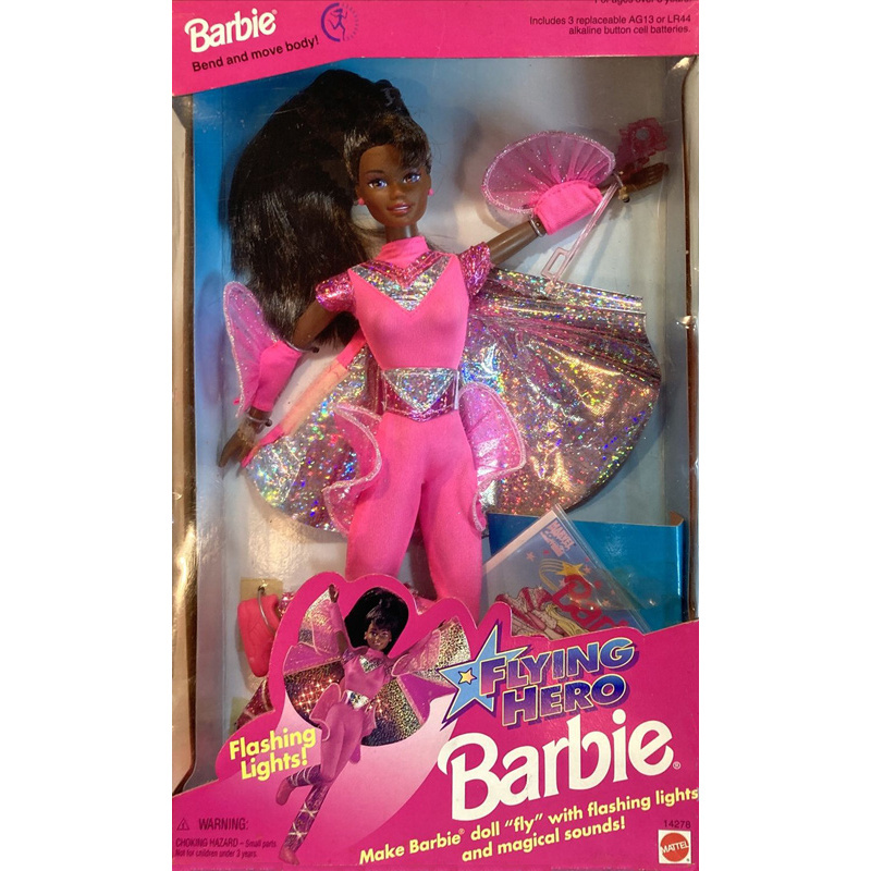 1995 Flying Hero Barbie (AA) Doll, Mattel 