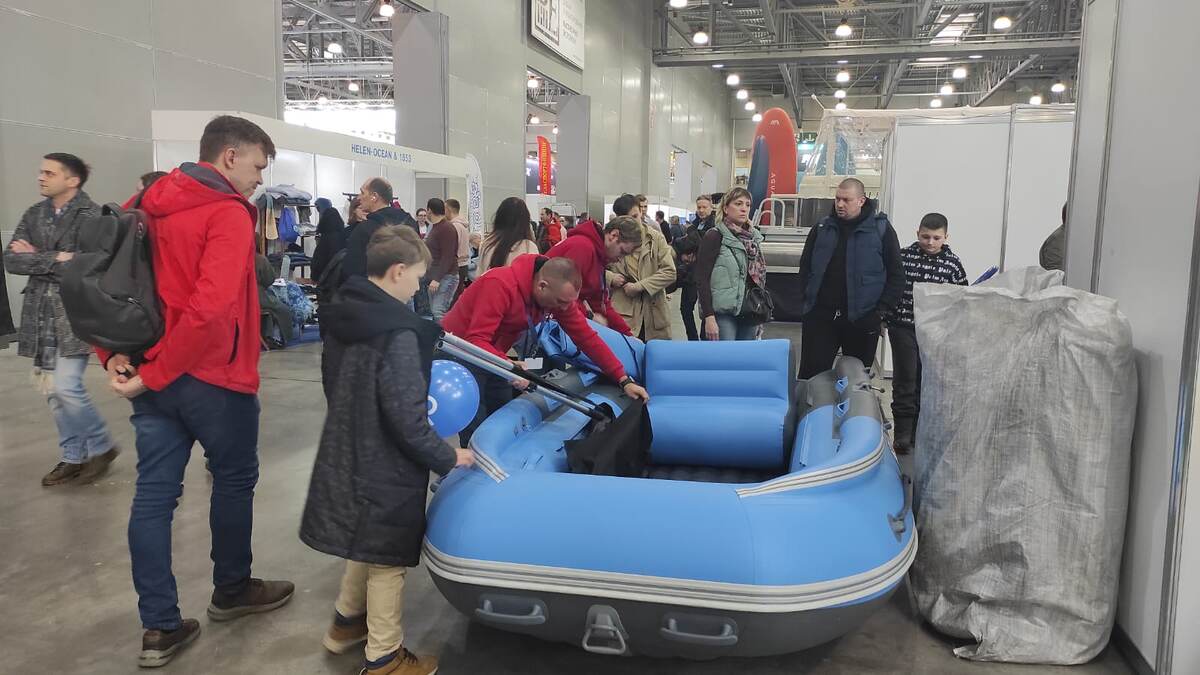 Разбор и упаковка прям на выставке