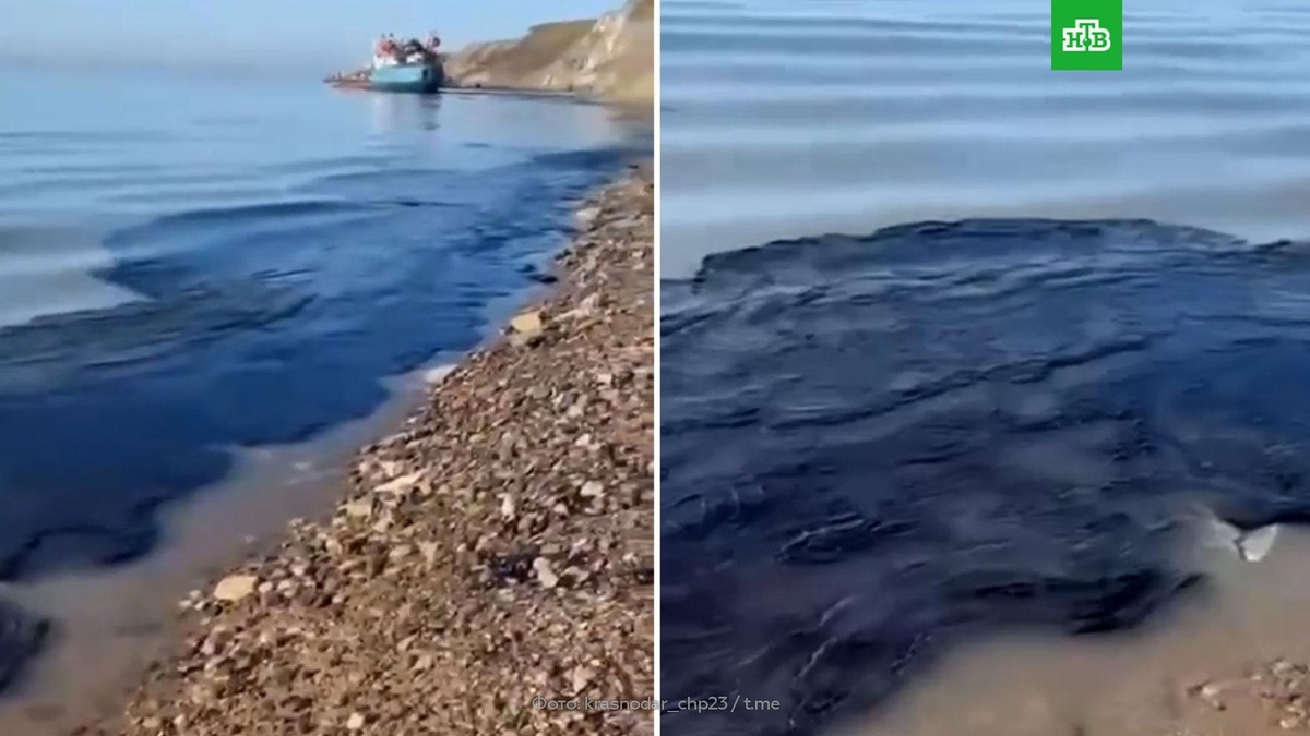    Возле Тамани нашли новый выброс нефтепродуктов с    «Волганефти-239»