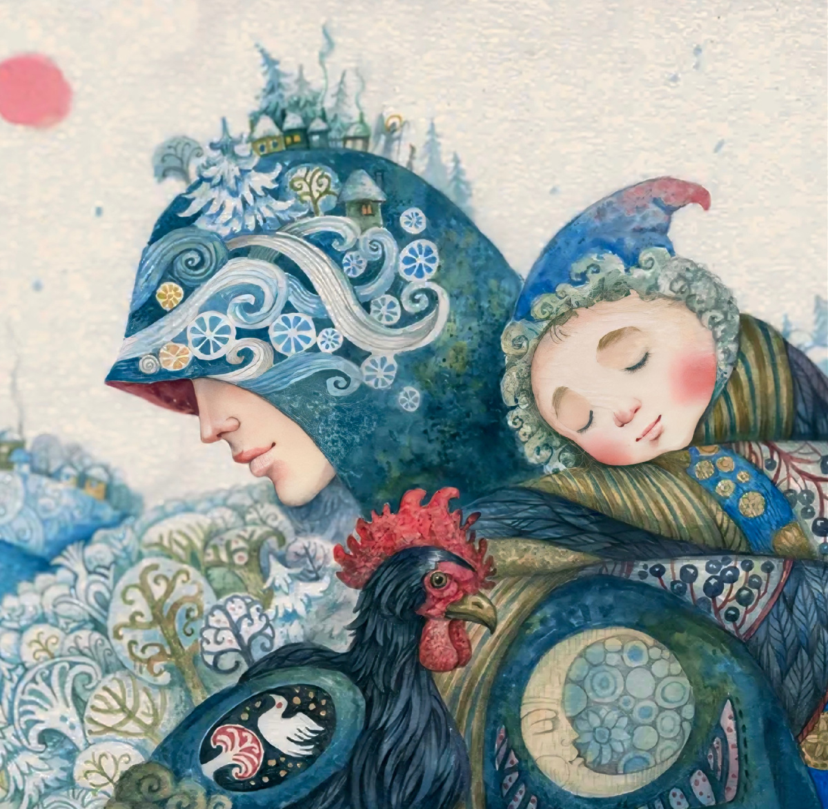 Тихомир — ребёнок, рождённый во имя тишины и мира на русских землях /эта иллюстрация и две последующей — творчество художницы Даши Субботиной/