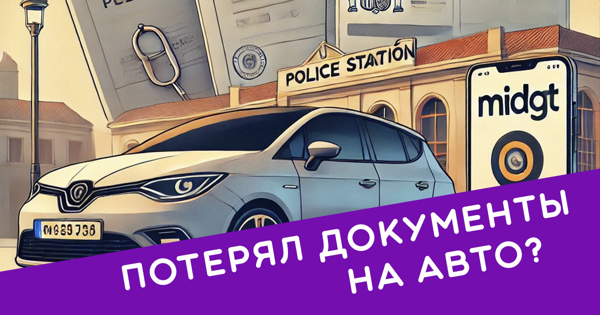 потерял документы на авто