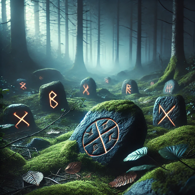 руны на камнях