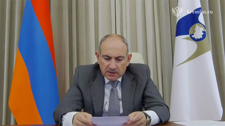    Слишком бодр для больного "ковидом". Скриншот с видео Kremlin