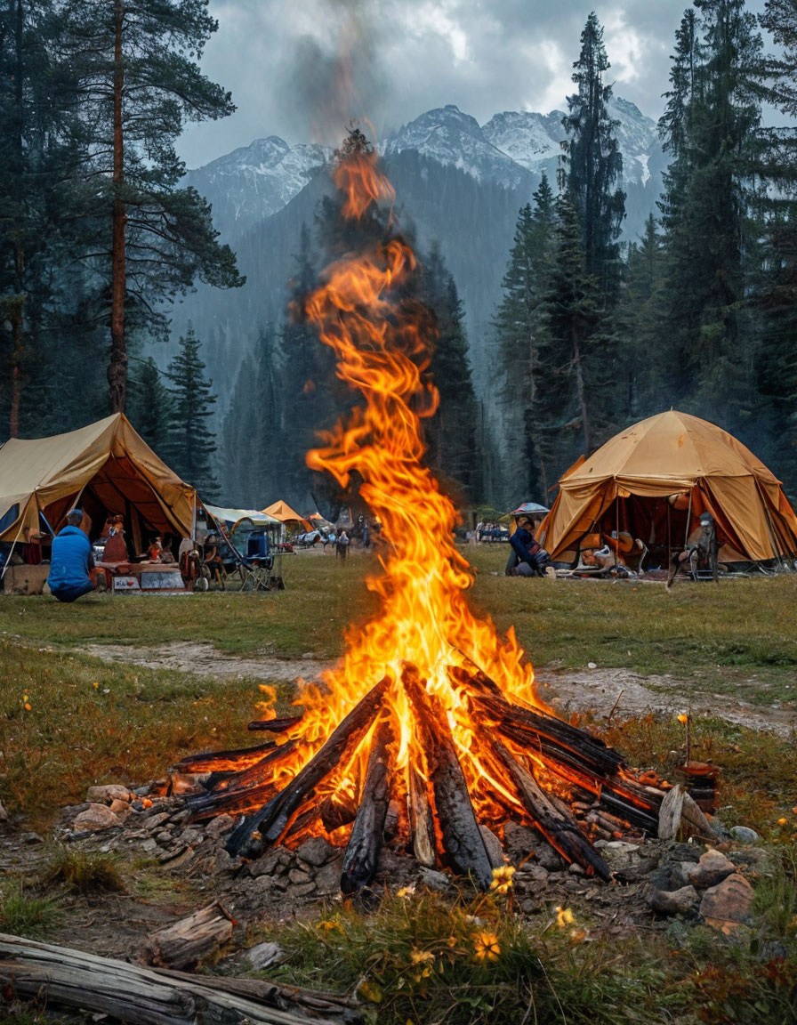 Что сделал костер? 