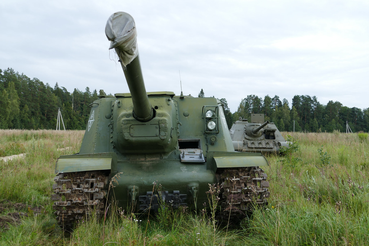 ИСУ-122 на "Моторах Войны" в августе 2019 года.