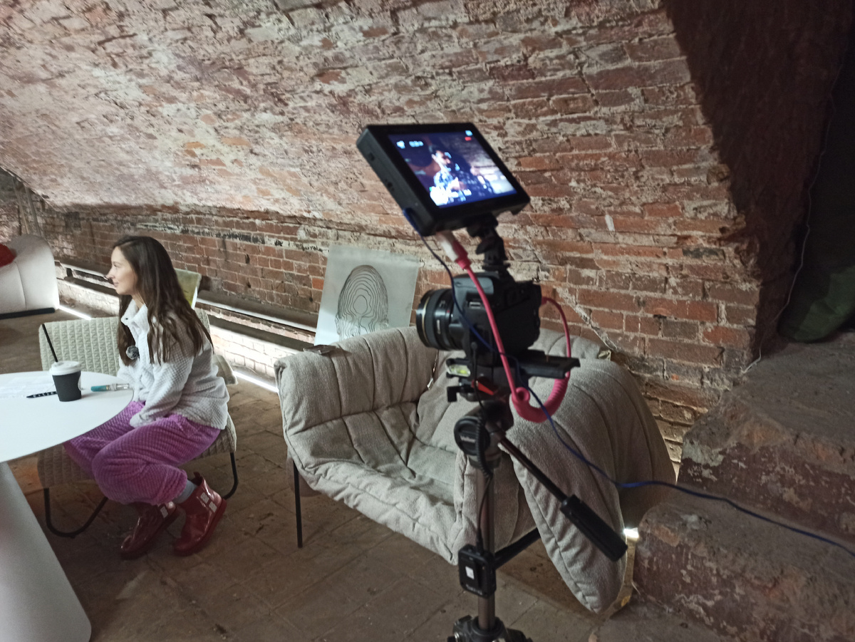 Съемочный Процесс интервью. Вера Лазарева (Тарасова). 